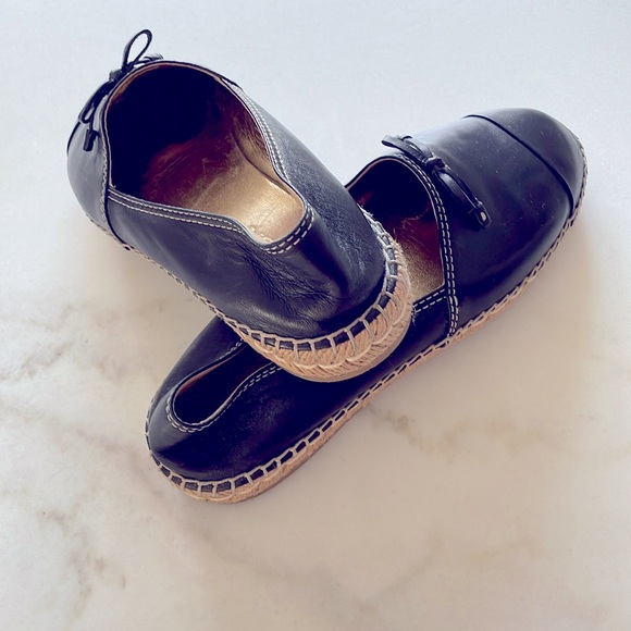 Original PRADA Leather Platform Espadrilles - Picture 4 of 5